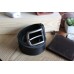 Ремінь шкіряний прошитий be_40_black_black_G3036